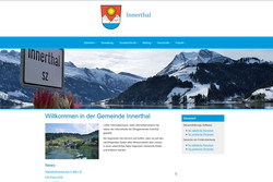 Ansicht Webseite Gemeinde Innerthal